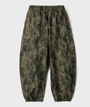 Pantalon parachute large à motif camouflage garçon - Adidas vue4 - ADIDAS - GEMO