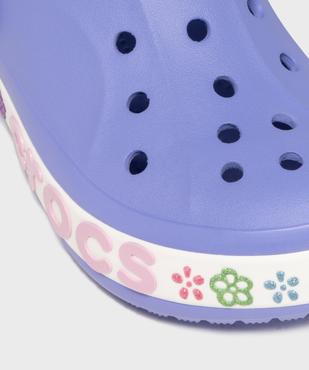 Sabots souples Baya Band Flowers fille - Crocs vue6 - CROCS - GEMO