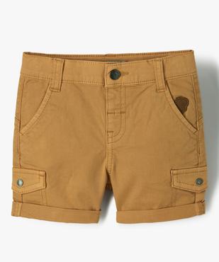 Short bébé garçon extensible look baroudeur vue1 - GEMO(BEBE DEBT) - GEMO