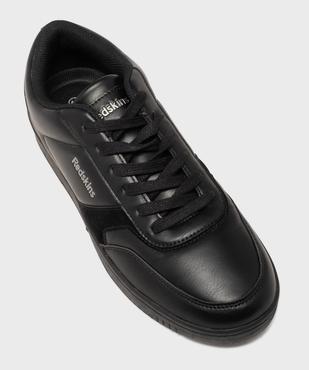 Baskets basses avec empiècements velours homme - Redskins vue5 - REDSKINS - GEMO