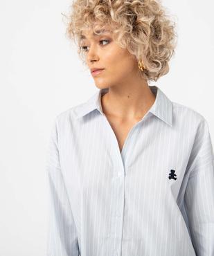 Chemise femme à rayures - LuluCastagnette vue3 - LULUCASTAGNETTE - GEMO