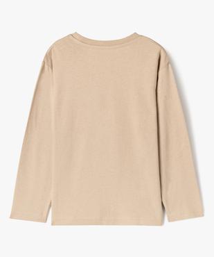 T-shirt manches longues imprimé garçon vue3 - GEMO 4G GARCON - GEMO