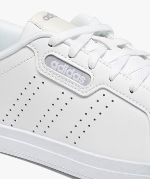 Baskets femme unies à lacets – Adidas Courtpoint Base vue6 - ADIDAS - GEMO
