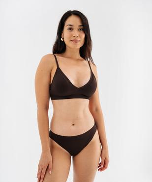 Culotte en maille extensible sans coutures femme vue3 - GEMO 4G FEMME - GEMO