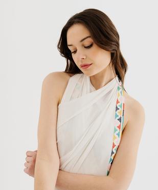 Paréo à motifs géométriques femme vue6 - GEMO (ACCESS) - GEMO