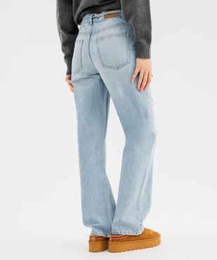 Jean Straight full length taille haute femme vue3 - GEMO(FEMME PAP) - GEMO