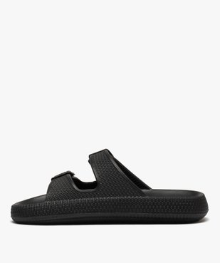 Mules de piscine femme unies à larges brides à boucle avec semelle plateforme - Beppi vue3 - SANS MARQUE - GEMO