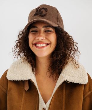 Blouson aviateur en suédine fourrée femme vue1 - GEMO(FEMME PAP) - GEMO