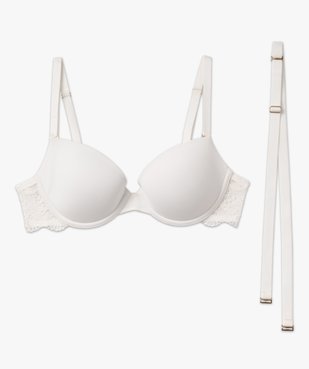 Soutien-gorge à armatures avec bretelles multipositions vue4 - GEMO(HOMWR FEM) - GEMO
