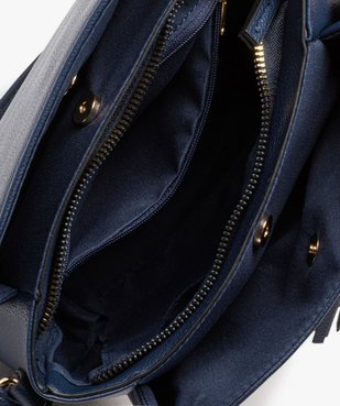 Sac besace compact et multipoche avec breloque femme vue3 - GEMO (ACCESS) - GEMO
