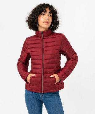 Doudoune à col montant avec rembourrage fin femme vue1 - GEMO 4G FEMME - GEMO