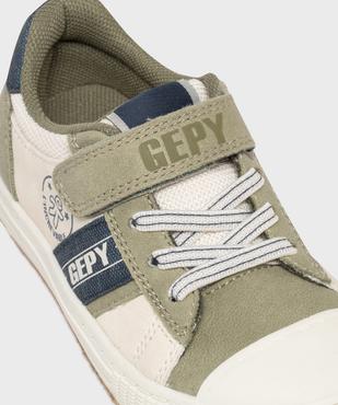 Baskets à scratch avec empiècements contrastants garçon - Gepy vue6 - GEPY - GEMO