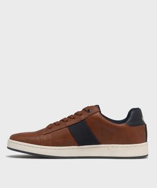 Baskets basses à lacets avec semelle contrastante homme - Lee Cooper vue3 - LEE COOPER - GEMO