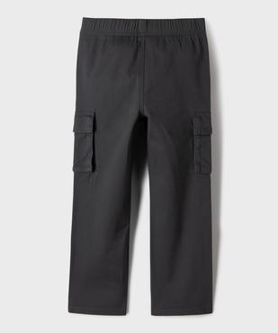 Pantalon cargo avec taille ajustable garçon vue3 - GEMO (ENFANT) - GEMO