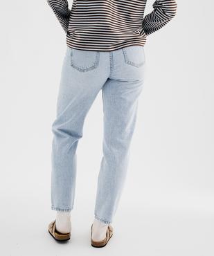 Jean mom taille haute femme vue3 - GEMO(FEMME PAP) - GEMO