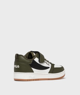 Baskets basses à lacets élastiques et scratch garçon - Fila vue4 - FILA - GEMO