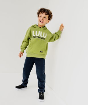 Sweat à capuche avec poche kangourou garçon - LuluCastagnette vue5 - LULUCASTAGNETTE - GEMO