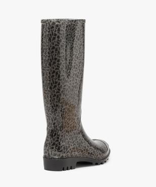 Bottes de pluie femme à motifs tachetés et paillettes vue4 - GEMO (EQUIPT) - GEMO