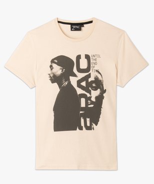 Tee-shirt manches courtes imprimé homme - 2Pac vue4 - 2PAC - GEMO