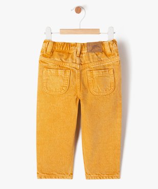 Jean regular en denim coloré bébé garçon vue3 - GEMO(BEBE DEBT) - GEMO