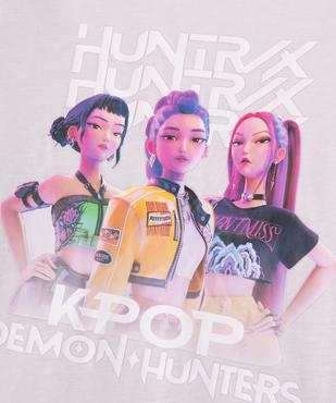 Tee-shirt manches longues imprimé fille - Kpop Demon Hunter vue2 - PIERRE CARDIN CONFORT - GEMO