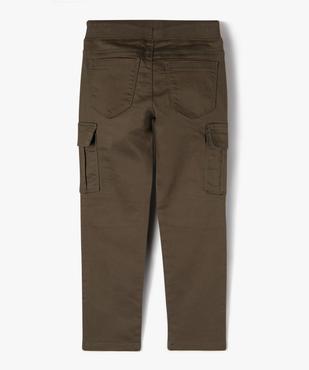 Pantalon multipoches en matière résistante garçon vue4 - GEMO 4G GARCON - GEMO