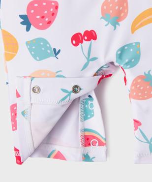 Maillot de bain combinaison à motifs fruits bébé fille vue2 - GEMO(BEBE DEBT) - GEMO