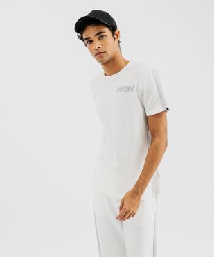 Tee-shirt à manches courtes avec bandes colorées homme vue2 - GEMO (HOMME) - GEMO