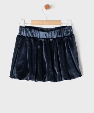 Jupe ballon en velours bébé fille vue3 - GEMO(BEBE DEBT) - GEMO