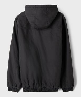 Blouson à capuche fermeture zippée garçon vue3 - GEMO (JUNIOR) - GEMO
