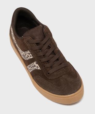 Baskets basses avec touches léopard femme - Camps United vue6 - CAMPS US - GEMO