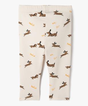 Legging en molleton imprimé bébé garçon vue3 - GEMO(BEBE DEBT) - GEMO