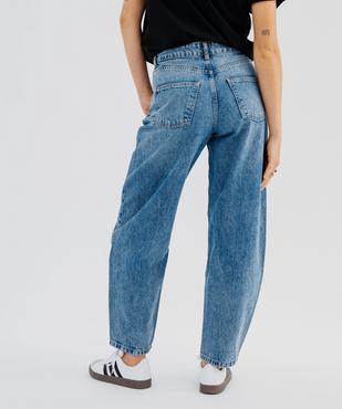Jean barrel femme vue3 - GEMO(FEMME PAP) - GEMO