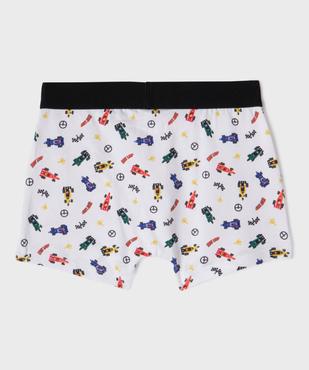 Boxer en coton stretch garçon (lot de 2) vue3 - GEMO 4G GARCON - GEMO