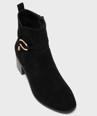 Bottines à talon avec bride fantaisie femme - Valentina Baldano vue5 - VALENTINA BALDANO GEMO FORGOOD - GEMO