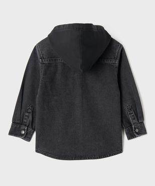 Chemise en jean à manches longues et capuche garçon vue5 - GEMO (ENFANT) - GEMO
