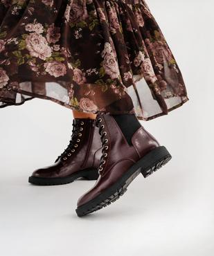 Boots avec élastique sur la tige et semelle crantée femme - 5 Miles vue7 - 5 MILES - GEMO