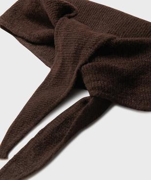 Echarpe en maille forme bandana femme vue2 - GEMO (ACCESS) - GEMO