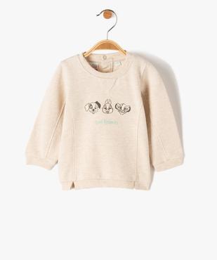 Sweat bébé en molleton chaud imprimé - Disney vue1 - DISNEY BABY - GEMO