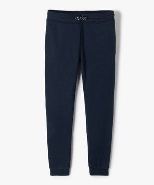 Pantalon de jogging avec intérieur molletonné garçon vue1 - GEMO (JUNIOR) - GEMO