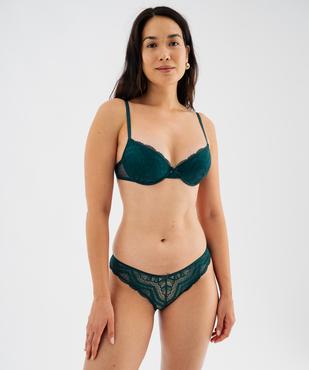 Soutien-gorge corbeille à coques fines avec armatures vue3 - GEMO(HOMWR FEM) - GEMO