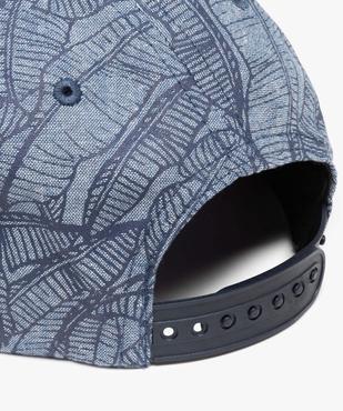 Casquette garçon en chambray imprimé feuillage vue3 - GEMO (JUNIOR) - GEMO