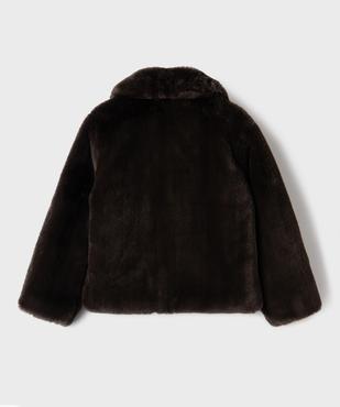 Veste fourrure imitation fille vue4 - GEMO (ENFANT) - GEMO