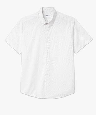 Chemise manches courtes coupe regular à motifs homme vue4 - GEMO (HOMME) - GEMO