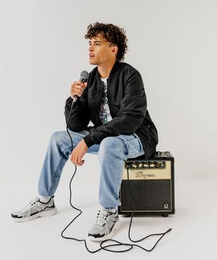 Jean cargo en denim délavé et extensible garçon vue5 - GEMO (JUNIOR) - GEMO