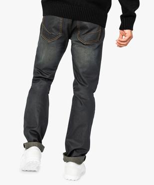 Jean enduit pour homme avec détail poche fantaisie vue3 - GEMO (CASUAL) - GEMO