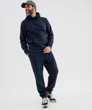 Sweat à capuche en molleton doux homme vue4 - GEMO 4G HOMME - GEMO