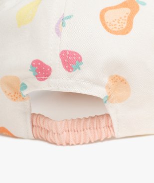 Casquette à motifs fruits bébé fille vue8 - GEMO(BEBE DEBT) - GEMO
