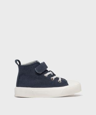 Baskets montantes en toile fermeture scratch garçon - 5 Miles vue1 - 5 MILES GEMO FOR GOOD - GEMO