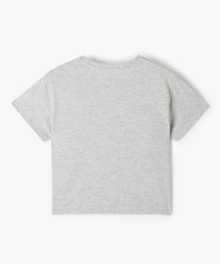 Tee-shirt fille court spécial Noël vue3 - GEMO (JUNIOR) - GEMO